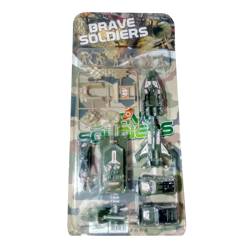 ست اسباب بازی جنگی مدل brave soldiers کد DBS_10127