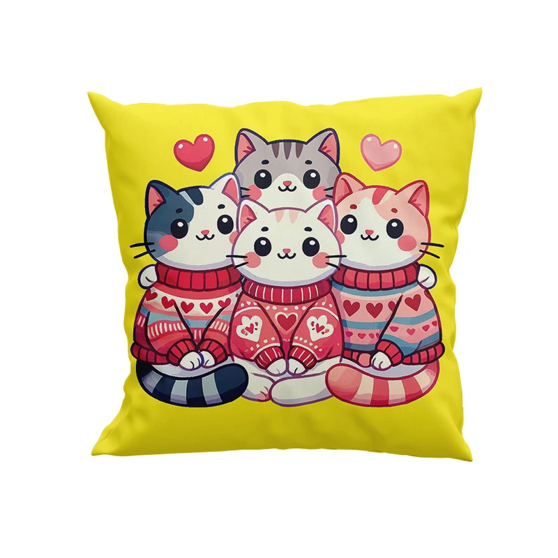 کوسن پاد آفرین مدل گربه ها کد DKK1087