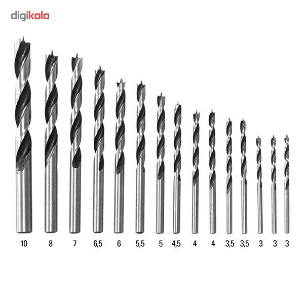 مجموعه 15 عددی مته چوب تروتک