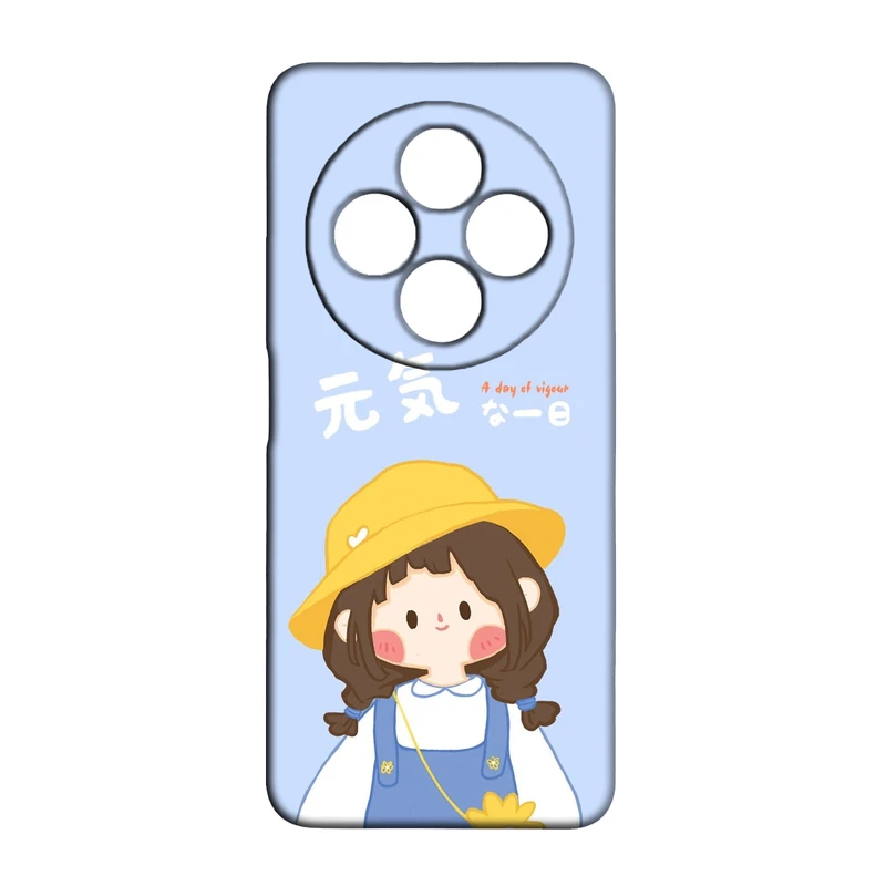 کاور طرح دخترانه کد 195 مناسب برای گوشی موبایل شیائومی Redmi 14C