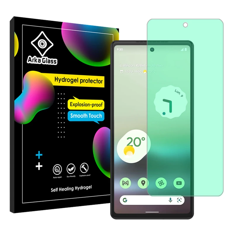 محافظ صفحه نمایش گرین لایت آرکا گلس مدل Tough مناسب برای گوشی موبایل گوگل Pixel 6a