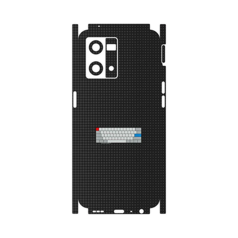 برچسب پوششی ماهوت مدل Minimal Keyboard Icon-FullSkin مناسب برای گوشی موبایل اپو Reno 8 4G