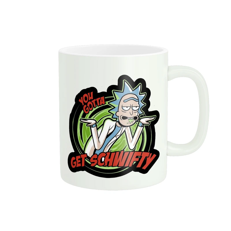 ماگ پاد آفرین طرح ریک و مورتی مدل شخصیت ترند کارتونی کد 296