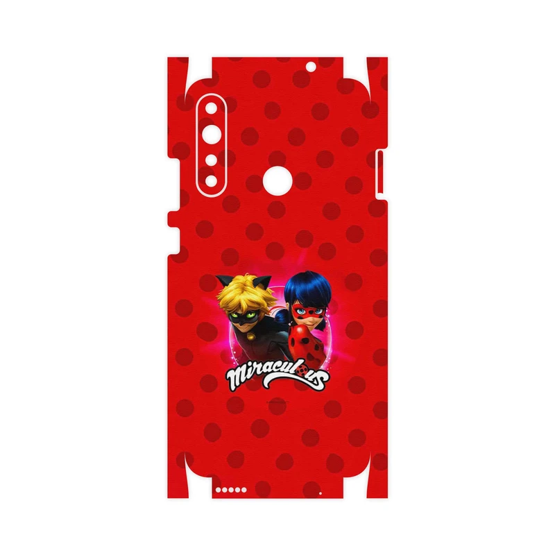 برچسب پوششی ماهوت مدل Ladybug and Cat Noir-FullSkin مناسب برای گوشی موبایل جی پلاس P10 Plus