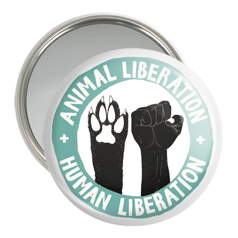 آینه جیبی خندالو مدل حمایت از حیوانات کد 27351