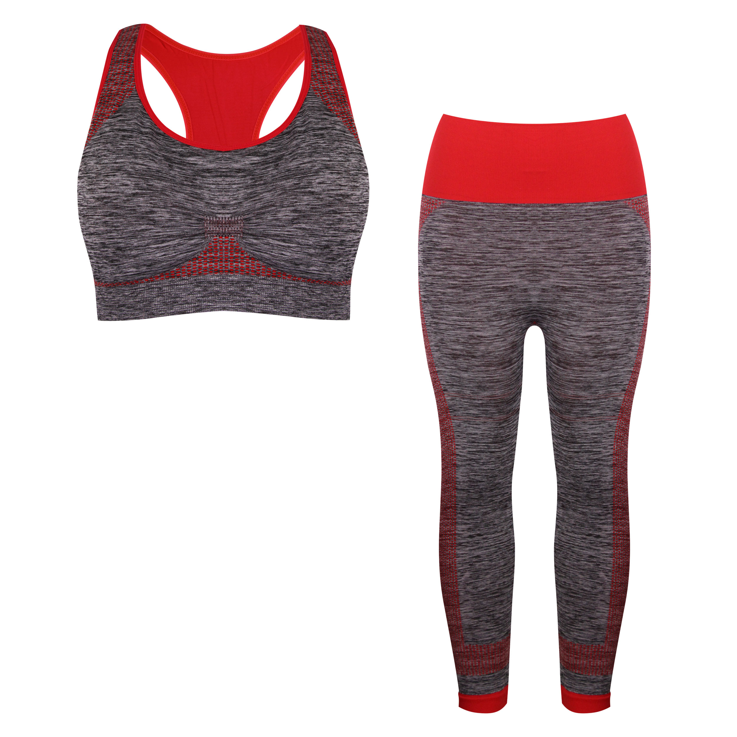 ست نیم تنه و لگینگ ورزشی زنانه مدل 3621-4