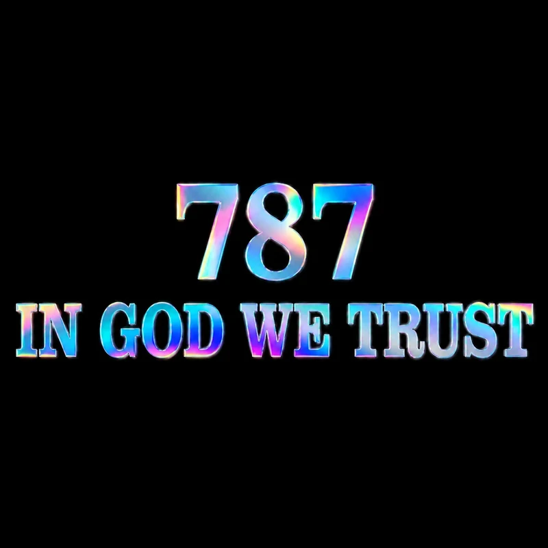 برچسب بدنه خودرو سولگی طرح In God We Trust کد M487