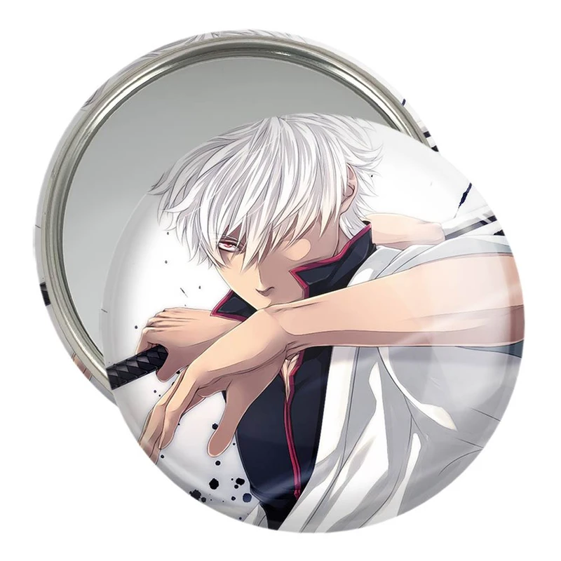 آینه جیبی خندالو مدل رگینتوکی انیمه گینتاما  کد 12975