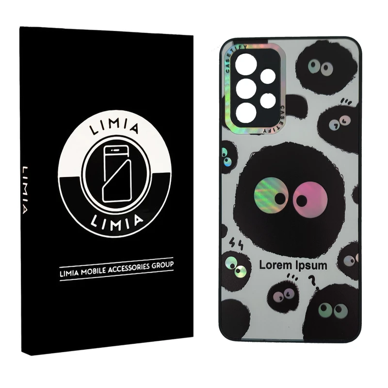 کاور لیمیا مدل فانتزی لنزدار طرح عروسکی شبرنگی مناسب برای گوشی موبایل سامسونگ Galaxy A52s / A52