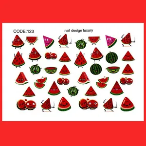 استیکر طراحی ناخن مدل 123