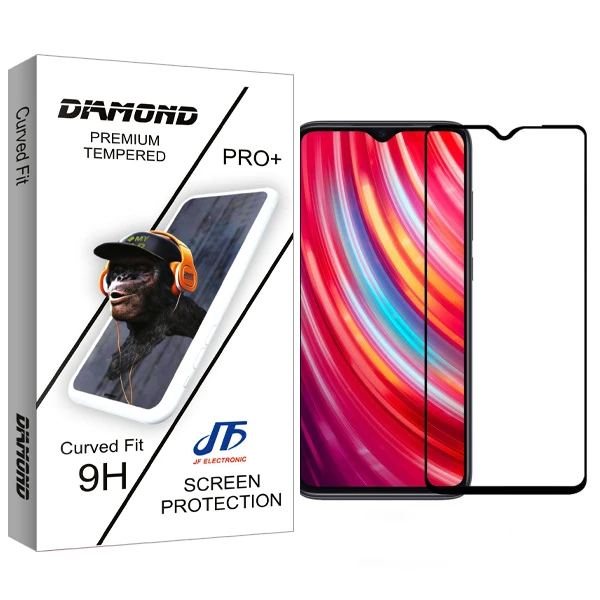 محافظ صفحه نمایش سرامیکی جی اف مدل Diamond glass مناسب گوشی موبایل شیائومی Redmi Note 8 Pro