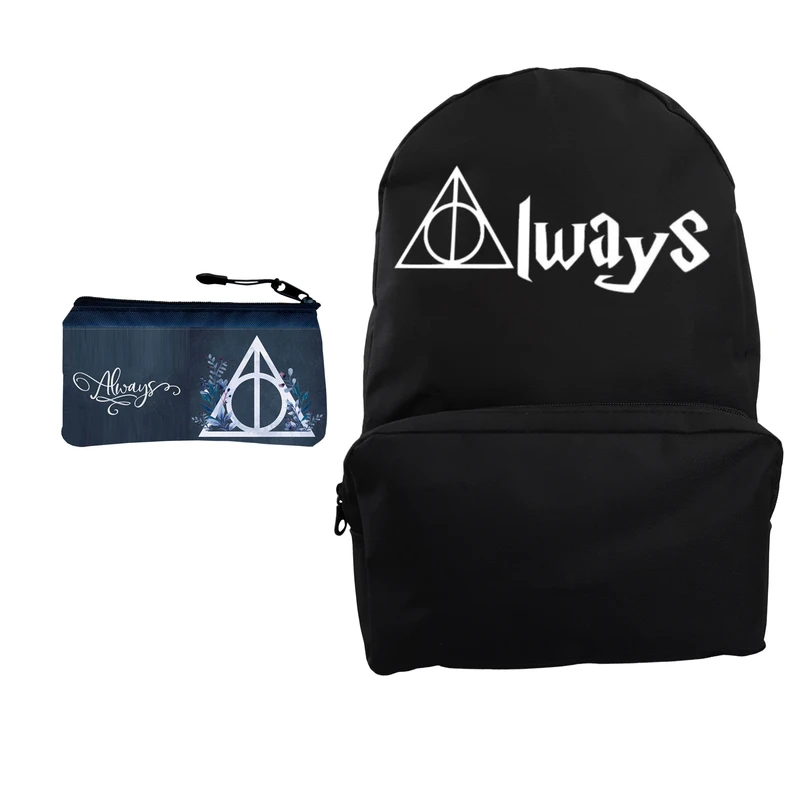 کوله پشتی مدل هری پاتر آلویز کد KP-210 به همراه جامدادی