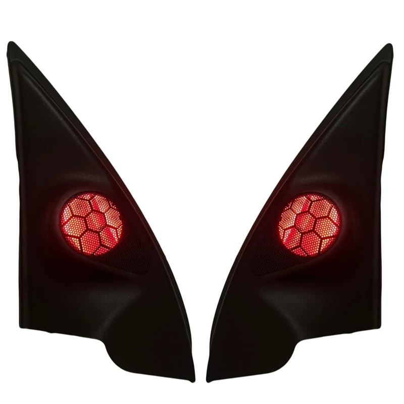 قاب لچکی آینه خودرو مدل چراغ دار کد redlight مناسب برای پژو 206 مجموعه 2 عددی