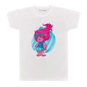 تی شرت بچگانه پرمانه طرح ترول ها کد pmt.4320