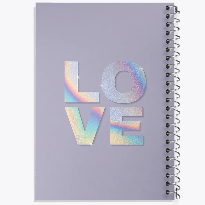 دفتر مشق 50 برگ خندالو طرح Love کد N2558