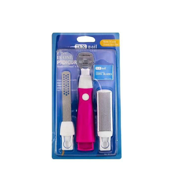 ست تیغ و رنده پا دی.ایکس مدل 004 مجموعه 5 عددی ست تیغ و رنده پا دی.ایکس مدل 004 مجموعه 5 عددی
