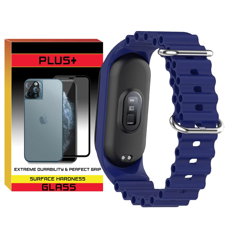 بند پلاس مدل Ocean PL مناسب برای ساعت هوشمند شیائومی Mi band 3/4/5/6/7