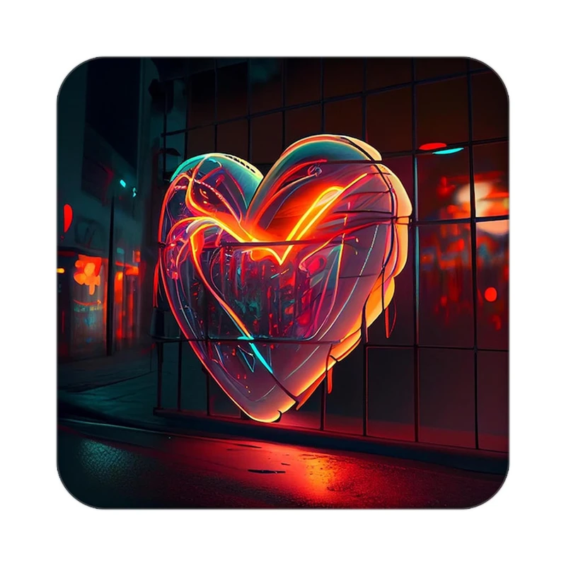 زیر لیوانی کاکتی مدل عاشقانه کد mp11040