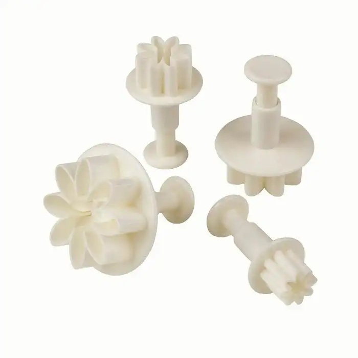 کاتر شیرینی پزی به گز مدل گل مینا مجموعه 4 عددی