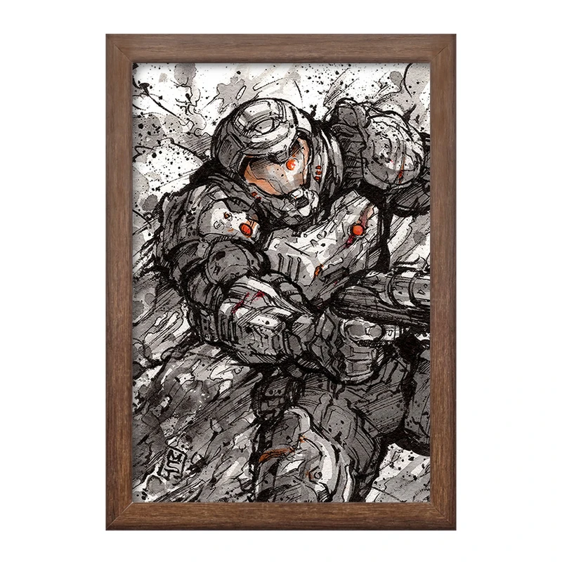 تابلو خندالو طرح بازی رستاخیز (Doom) کد 31385