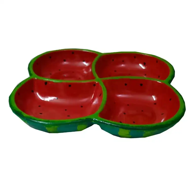 اردور خوری سفالی طرح هندوانه یلدایی مدل Y1120