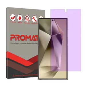 Promate Hydrogel model anti-purple Screen Protector for Samsung Galaxy S24 Ultra mobile phone