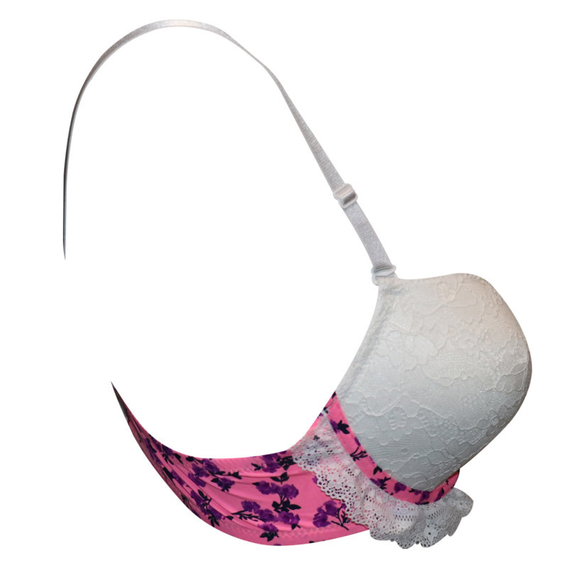 ست شورت و سوتین زنانه مدل اسفنجی گیپور پوش آپ کد EF23