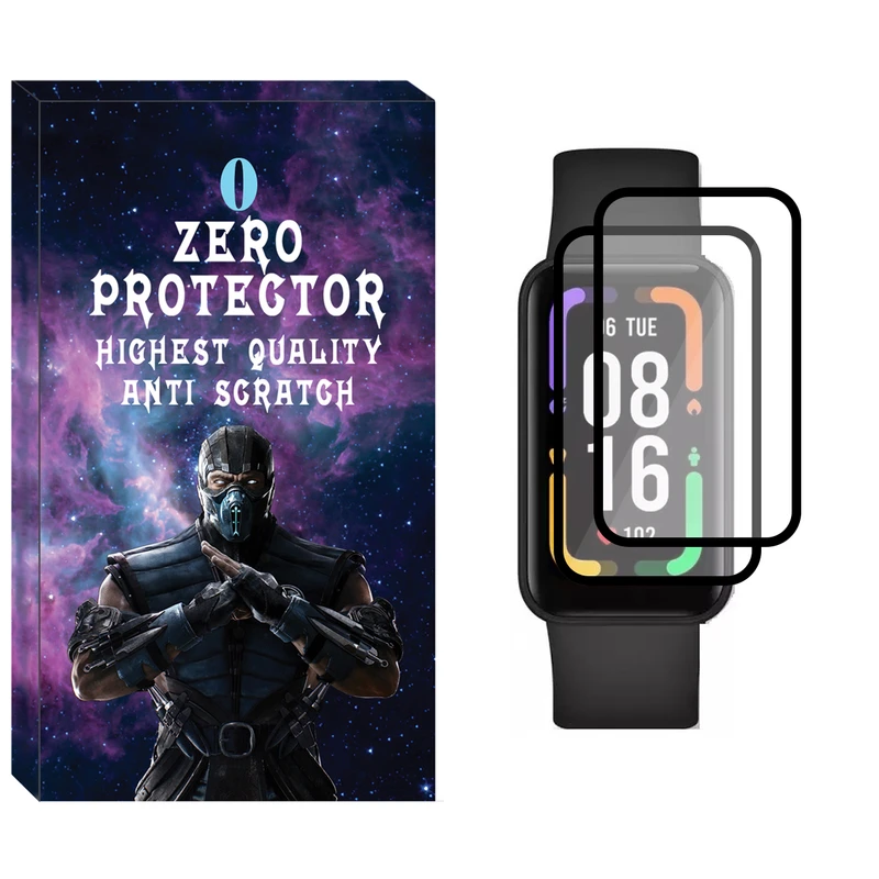 محافظ صفحه نمایش نانو زیرو مدل NZO مناسب برای ساعت هوشمند شیائومی Redmi Smart Band Pro بسته دو عددی