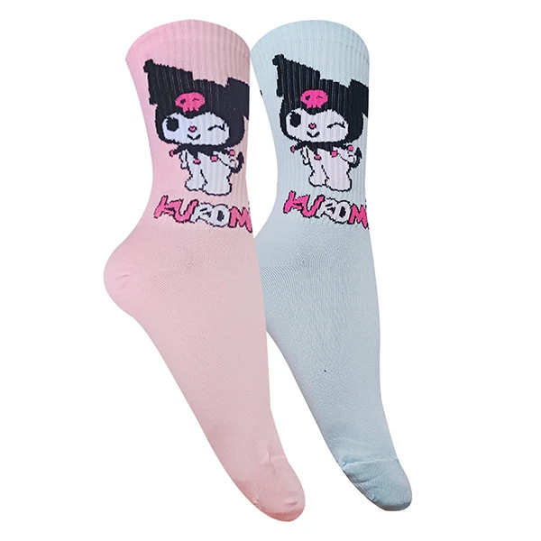 جوراب ساق بلند زنانه تن پوش هنگامه مدل کش اسپرت کرومی بسته 2 عددی