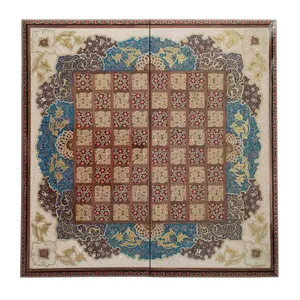 صفحه شطرنج خاتم کاری مدل صدف کد 5050