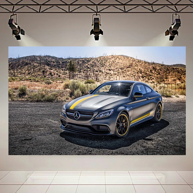 تابلو بوم طرح ماشین مدل بنز C205 کد AR6270