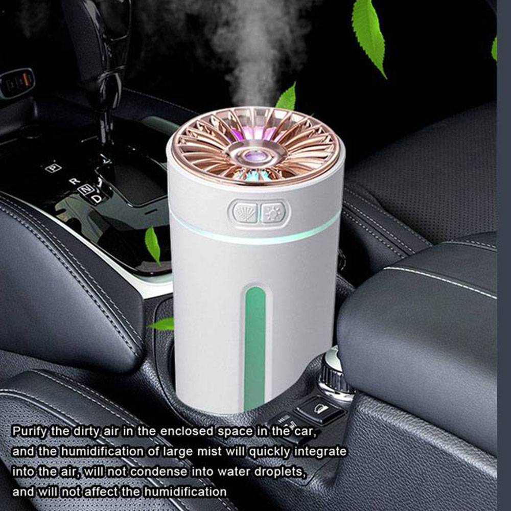 دستگاه بخور و تصفیه‌کننده هوای اتاق خودرو چیکال مدل HUMIDIFIER کد V-279-BLK حجم 300 میلی لیتر