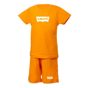 ست تی شرت و شلوارک پسرانه مدل lvs-or-2