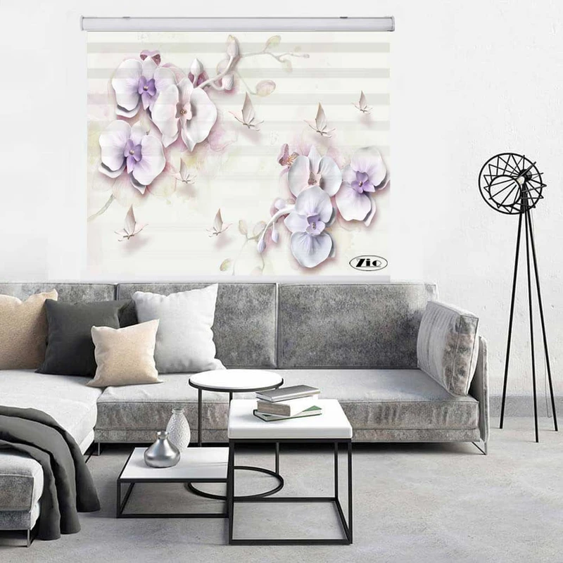 پرده زبرا زیو کد 3D1307 سایز 150x200 سانتی متر