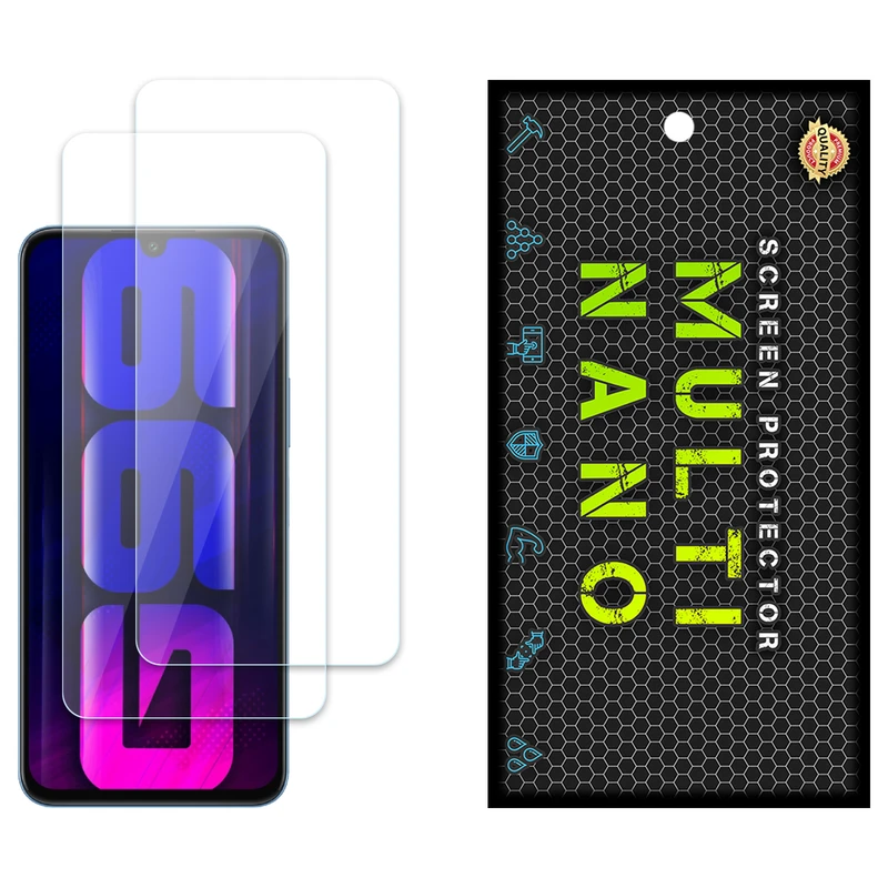 محافظ صفحه نمایش مولتی نانو مدل X-S2N مناسب برای گوشی موبایل اینفینیکس Note 12 Pro 4G بسته دو عددی
