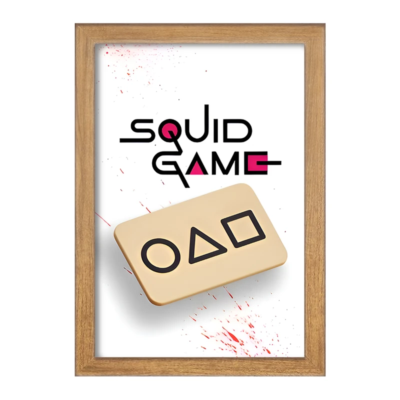 تابلو خندالو مدل بازی مرکب (Squid Game) کد F11779
