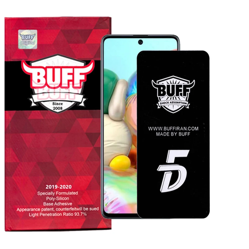 محافظ صفحه نمایش 5D بوف مدل F33 مناسب برای گوشی موبایل سامسونگ Galaxy A72 / A71 / S10 Lite / M51 / Note 10 Lite