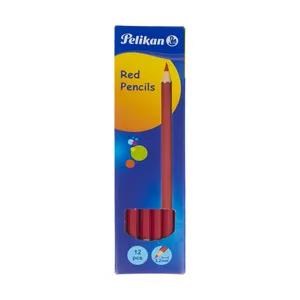 Pelikan 674313 Red Pencil Pack of 12 