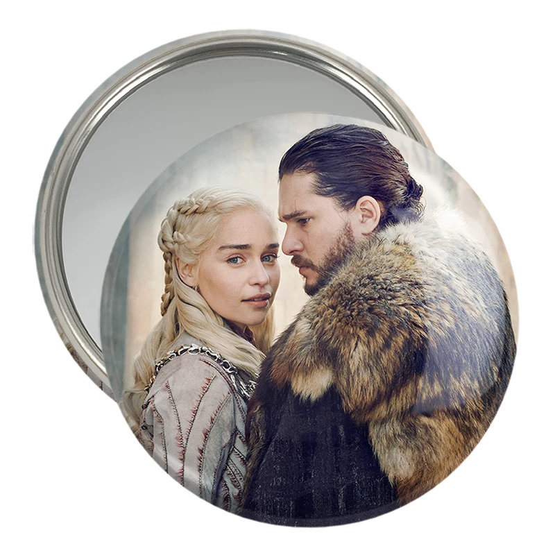 آینه جیبی خندالو مدل دنریس تارگرین و جان اسنو گیم اف ترونز Game of Thrones  کد 2669