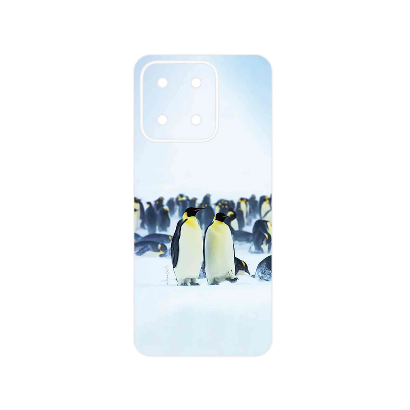 برچسب پوششی ماهوت مدل Penguin مناسب برای گوشی موبایل آنر X5b Plus