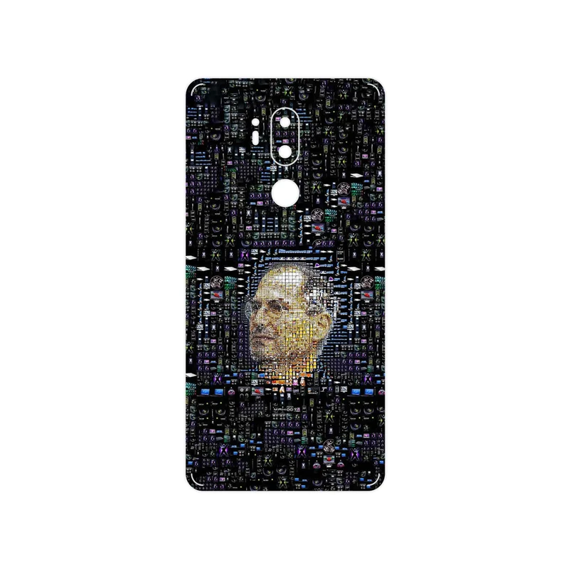 برچسب پوششی ماهوت مدل 2 Collage of Steve Jobs مناسب برای گوشی موبایل ال جی G7 PLUS THINQ