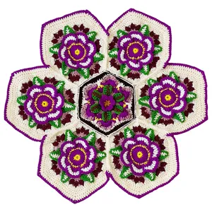 رومیزی بافتنی مدل گلستان