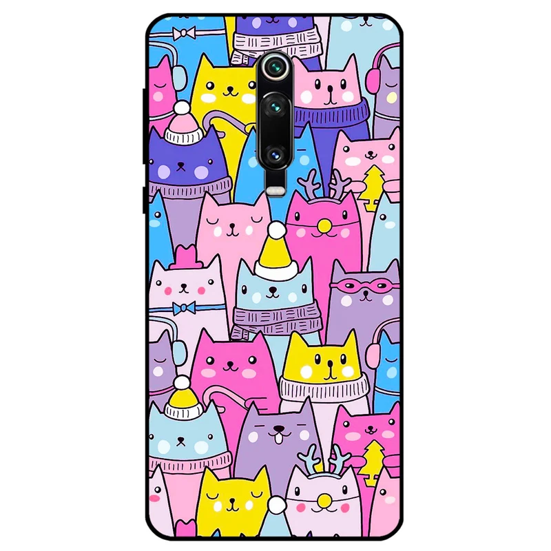 کاور مگافون طرح گربه مدل 8065 مناسب برای گوشی موبایل شیائومی Mi 9T / Mi 9T Pro