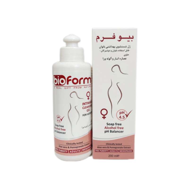 ژل بهداشتی بانوان بیوفرم مدل انار و آلوئه ورا حجم 200 میلی لیتر ژل بهداشتی بانوان بیوفرم مدل انار و آلوئه ورا حجم 200 میلی لیتر