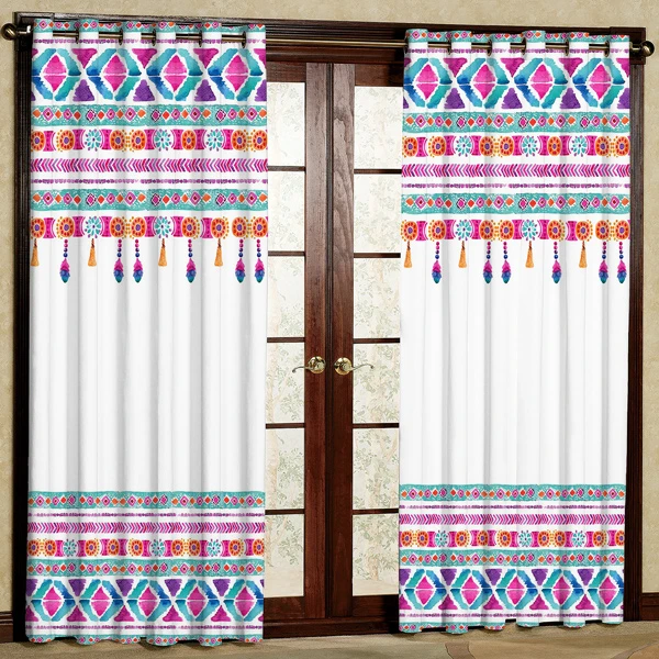 پرده مدل چاپی هازان پانچی کد 72 سایز 200x140 سانتی متر