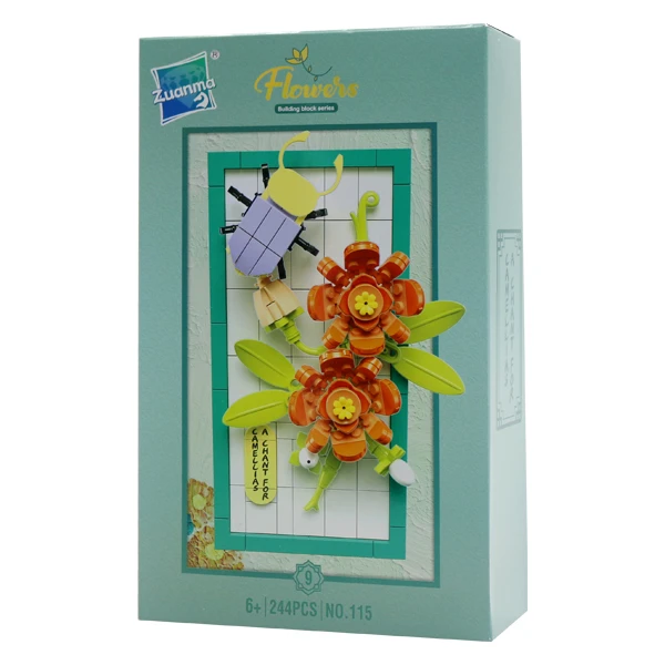 ساختنی 224 تکه مدل 115 طرح گلدان رومیزی