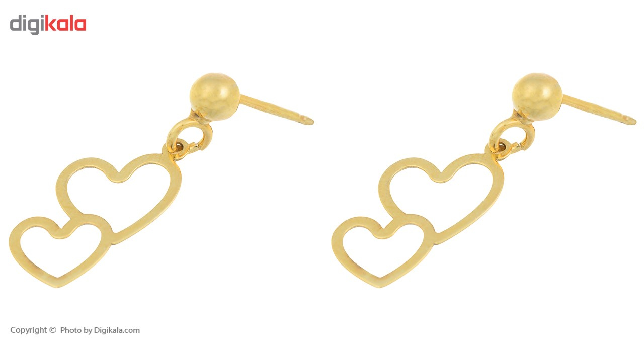 گوشواره طلا 18 عیار ماهک مدل ME0559