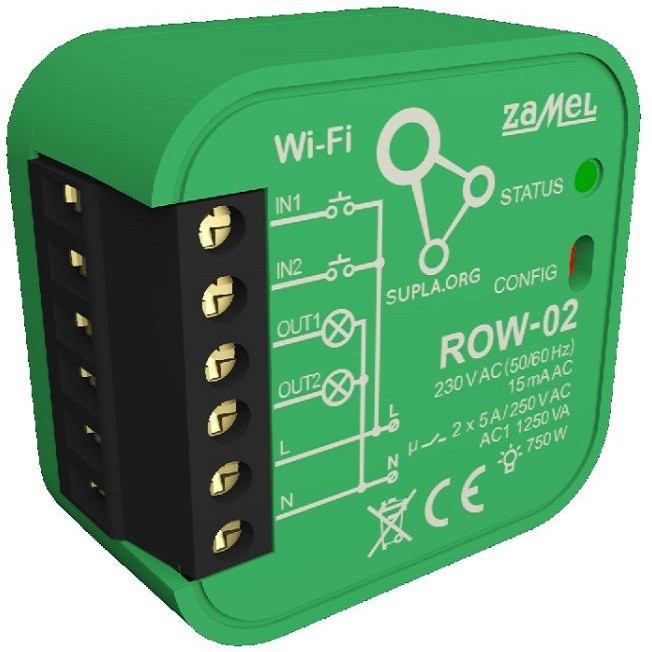 سوئیچ هوشمند زامل کد ROW- 02 2