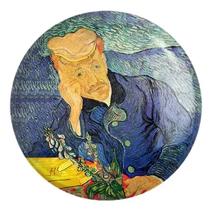 پیکسل خندالو طرح نقاشی پرتره دکتر گاشه اثر ونسان ونگوگ کد 25447 مدل بزرگ