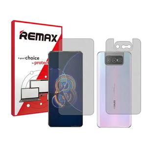Remax Resistant model matte screen protector suitable for the Asus Zenfone 8 Flip mobile phone along with the back protector